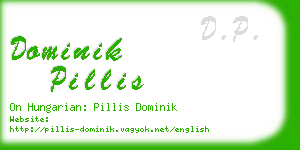 dominik pillis business card